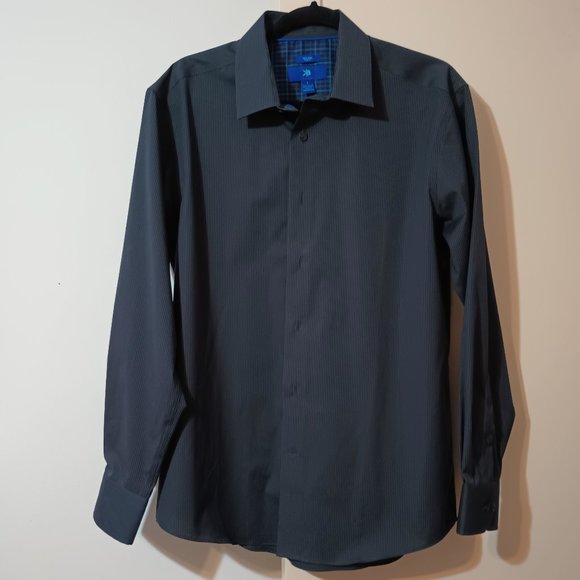 NWOT ~ Egara's Long Sleeved No Iron, Slim Fit Dress Shirt (Size: Large) - Picture 2 of 5